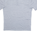 CALVIN KLEIN GOLF Mens Polo Shirt Grey Striped 2XL