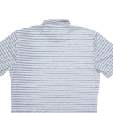 CALVIN KLEIN GOLF Mens Polo Shirt Grey Striped 2XL
