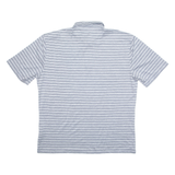 CALVIN KLEIN GOLF Mens Polo Shirt Grey Striped 2XL