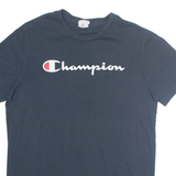 CHAMPION Mens T-Shirt Blue M