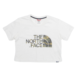 THE NORTH FACE Cropped Womens T-Shirt White XS