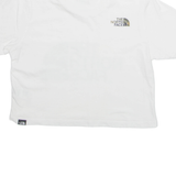 THE NORTH FACE Cropped Womens T-Shirt White XS