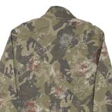 Mens Military Jacket Green Camouflage L