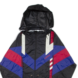 ADIDAS Mens Rain Jacket Black Hooded XL