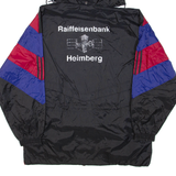 ADIDAS Mens Rain Jacket Black Hooded XL