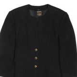 Womens Coat Black Wool L