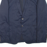 JOOP Mens Blazer Jacket Blue Wool L