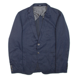 JOOP Mens Blazer Jacket Blue Wool L