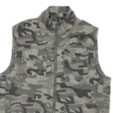 SUCCESS Mens Gilet Green Camouflage 2XL