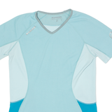 MAMMUT Womens T-Shirt Blue V-Neck L