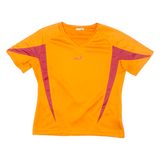 JACK WOLFSKIN Womens T-Shirt Orange V-Neck M
