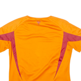 JACK WOLFSKIN Womens T-Shirt Orange V-Neck M
