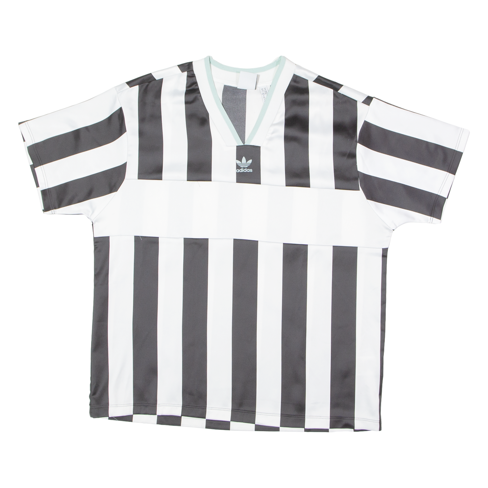 ADIDAS ORIGINALS Womens Football Shirt Jersey White V-Neck UK 14