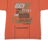 LOFFLER Reach The Top Biking Mens Jersey Orange 90s 1/4 Zip M