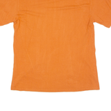 KARL KANI Mens T-Shirt Orange Crew Neck M