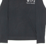 ENGELBERT STRAUSS Wirz Wein & Getranke Womens T-Shirt Black Long Sleeve M