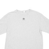 ADIDAS Womens T-Shirt Grey UK 6