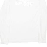 NIKE Womens T-Shirt White Long Sleeve L