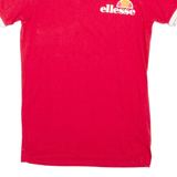 ELLESSE Mens T-Shirt Red XS