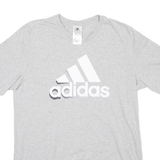 ADIDAS Mens T-Shirt Grey M