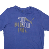 PUMA Mens T-Shirt Blue M
