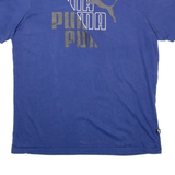 PUMA Mens T-Shirt Blue M