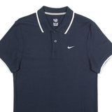 NIKE Mens Polo Shirt Blue S