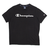 CHAMPION Mens T-Shirt Black M