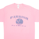 GILDAN Parrish Florida Womens T-Shirt Pink USA M