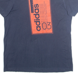 ADIDAS Mens T-Shirt Blue M