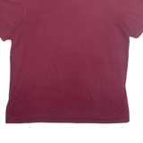ELLESSE Womens T-Shirt Maroon L