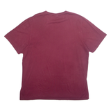 ELLESSE Womens T-Shirt Maroon L