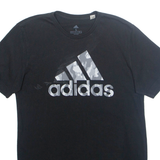 ADIDAS Mens T-Shirt Black S