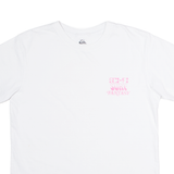 QUIKSILVER Sci-Fi Surf Fantasy Womens T-Shirt White M