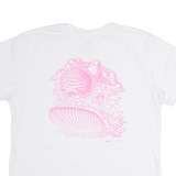 QUIKSILVER Sci-Fi Surf Fantasy Womens T-Shirt White M