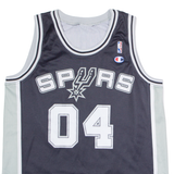CHAMPION Spurs Mens Vest Black Sleeveless USA XL