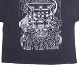 RUSSELL ATHLETIC Womens T-Shirt Black L