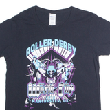 GILDAN Roller Derby World Cup 2018 Manchester Womens T-Shirt Black M