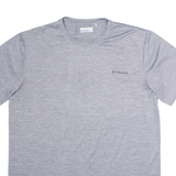 REEBOK Mens T-Shirt Grey L