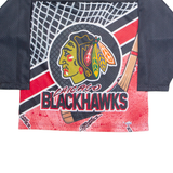 CCM Hockey Chicago Blackhawks Mens Jersey Black Long Sleeve USA V-Neck S
