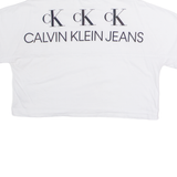 CALVIN KLEIN JEANS Crop Womens T-Shirt White M