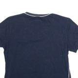 ADIDAS Womens T-Shirt Blue V-Neck UK 12