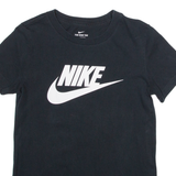 NIKE Womens T-Shirt Black XS