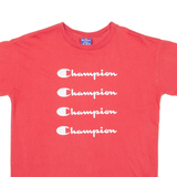 CHAMPION Mens T-Shirt Red S