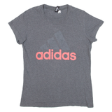 ADIDAS Womens T-Shirt Grey S