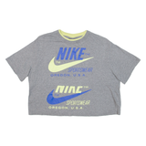 NIKE Oregon Crop Womens T-Shirt Grey S