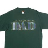 TSI WORLDS GREATEST DAD Mens T-Shirt Green L
