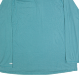 CARHARTT Relaxed Fit Womens Jersey Blue Long Sleeve 1/4 Zip 2XL