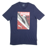 PUMA Mens T-Shirt Blue S