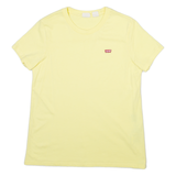 LEVI'S Mens T-Shirt Yellow S